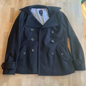 The Gap short pea coat / women’s medium / black